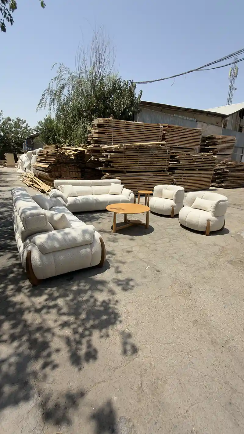 Arkan 7 نمای کامل ست مبل راحتی آرکان ۸ نفره